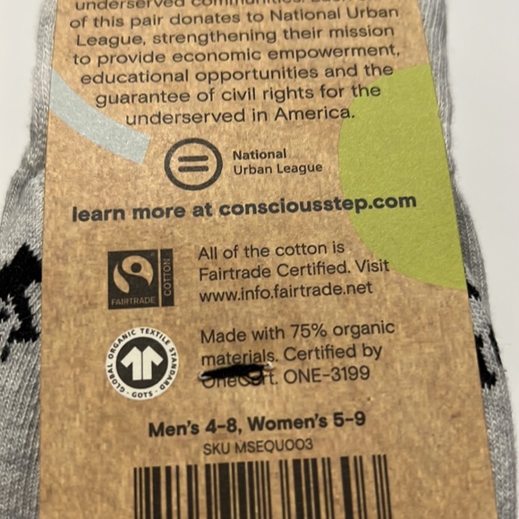 Conscious step socks that fight for equality size Small - Picture 7 of 7
